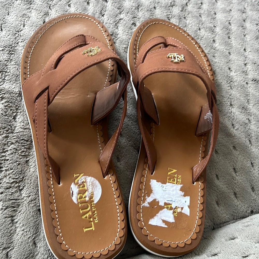 Brand new Ralph Lauren flip flops